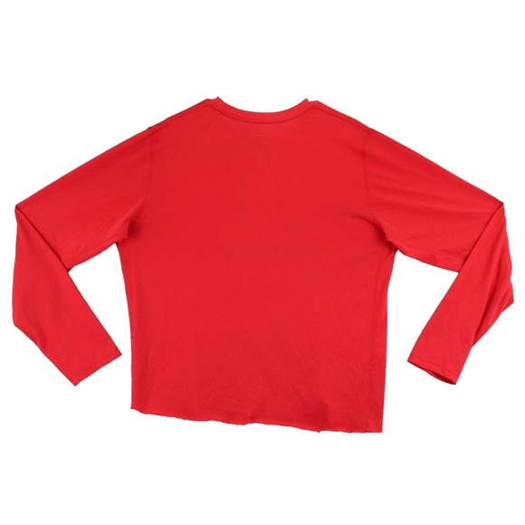 Nike Dri Fit Arizona Wildcats Womens Long Sleeve Crop‎ cut bottom Shirt Red LT - Picture 12 of 16